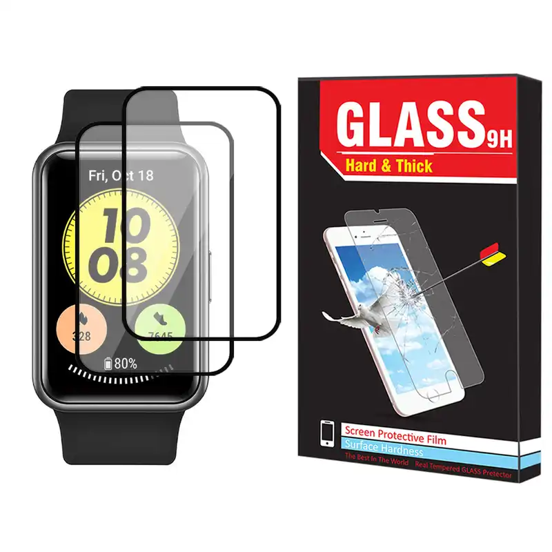 محافظ صفحه نمایش نانو هارد اند تیک مدل NHT مناسب برای ساعت هوشمند هوآوی Watch Fit بسته دو عددی