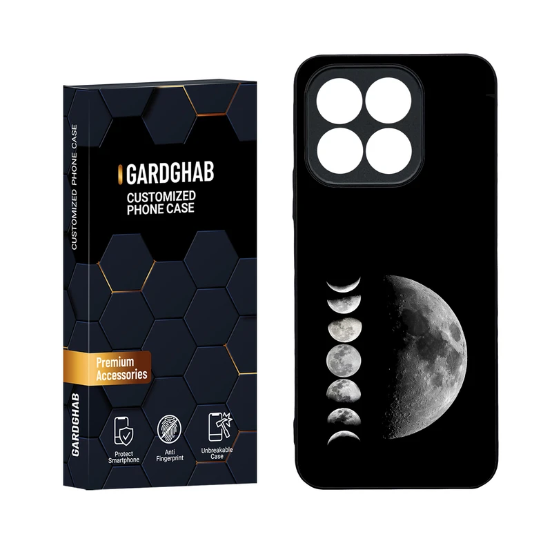 کاور گارد قاب مدل دور ژله ای کهکشان مناسب برای گوشی موبایل  آنر X8b 4G