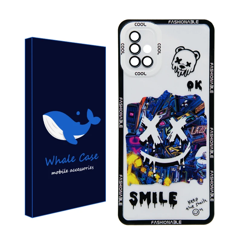 کاور وال کیس مدل Smile مناسب برای گوشی موبایل سامسونگ Galaxy A51
