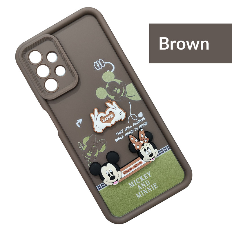 کاور موفی مدل Silicone Puffer Minni Mouse Strap مناسب برای گوشی موبایل سامسونگ Galaxy A52 به همراه بندآویز