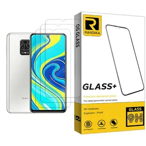 Randika Randika Glass MIX003 Screen Protector For Xiaomi Redmi Note 9 Pro (India) Pack Of 3