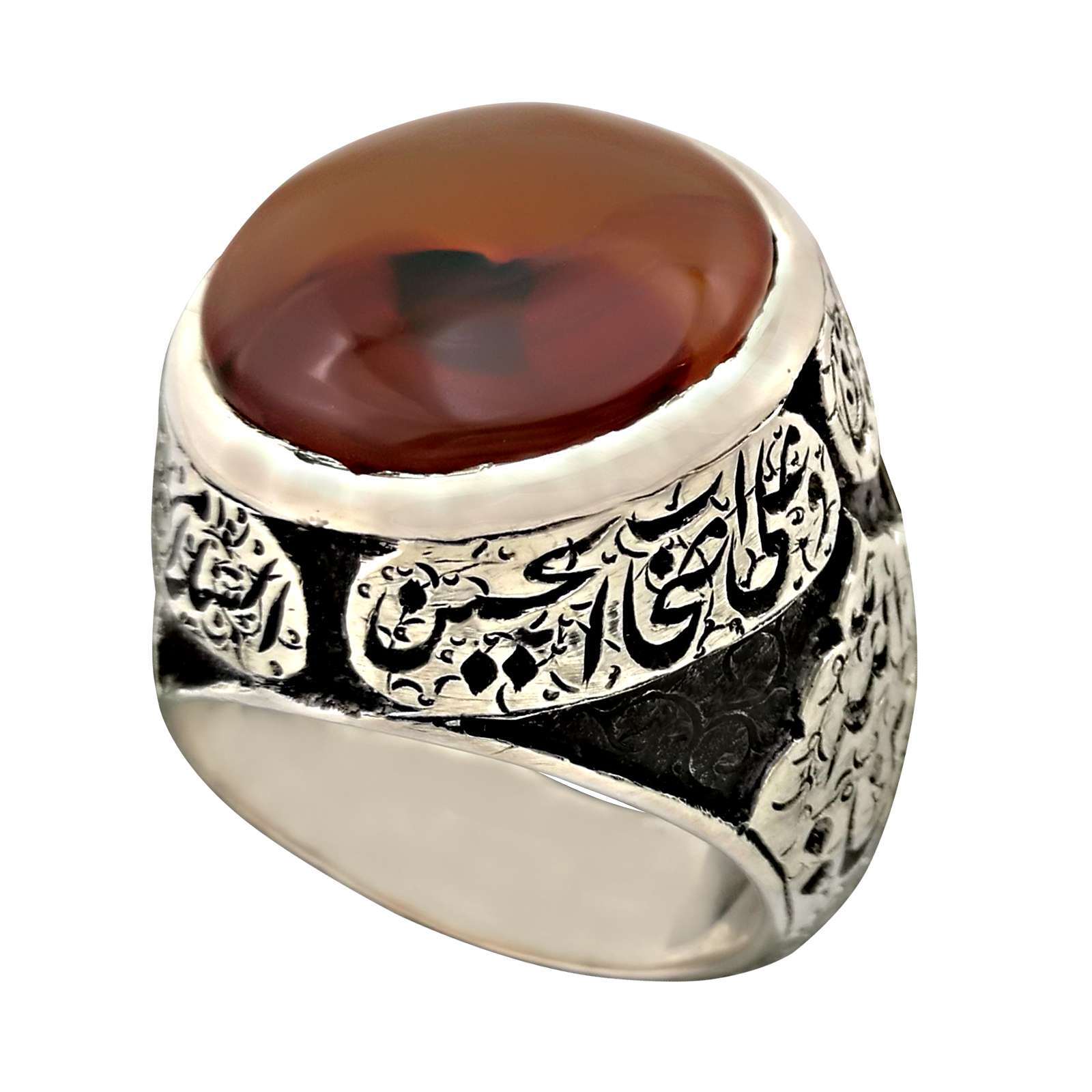 انگشتر نقره مردانه مدل 64g