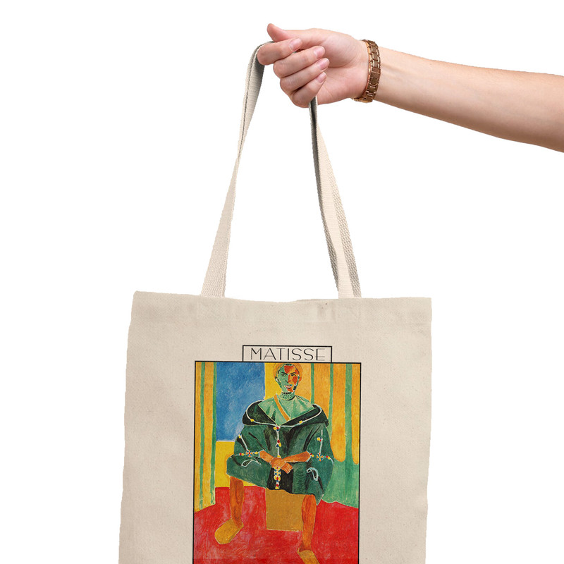 ساک خرید ترمه طراحان ایده مدل ریفیان نشسته از ماتیس کد art0651 - L