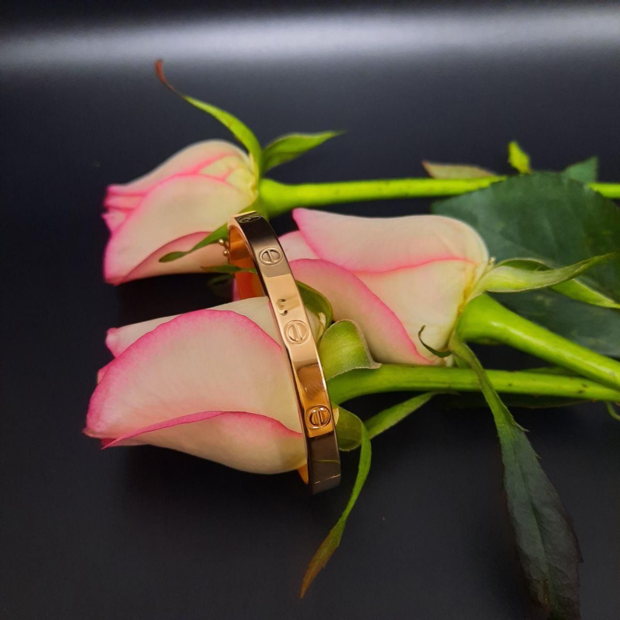 دستبند طلا 18 عیار زنانه گالری یارطلا مدل CAR کد DA04-3 - - 6