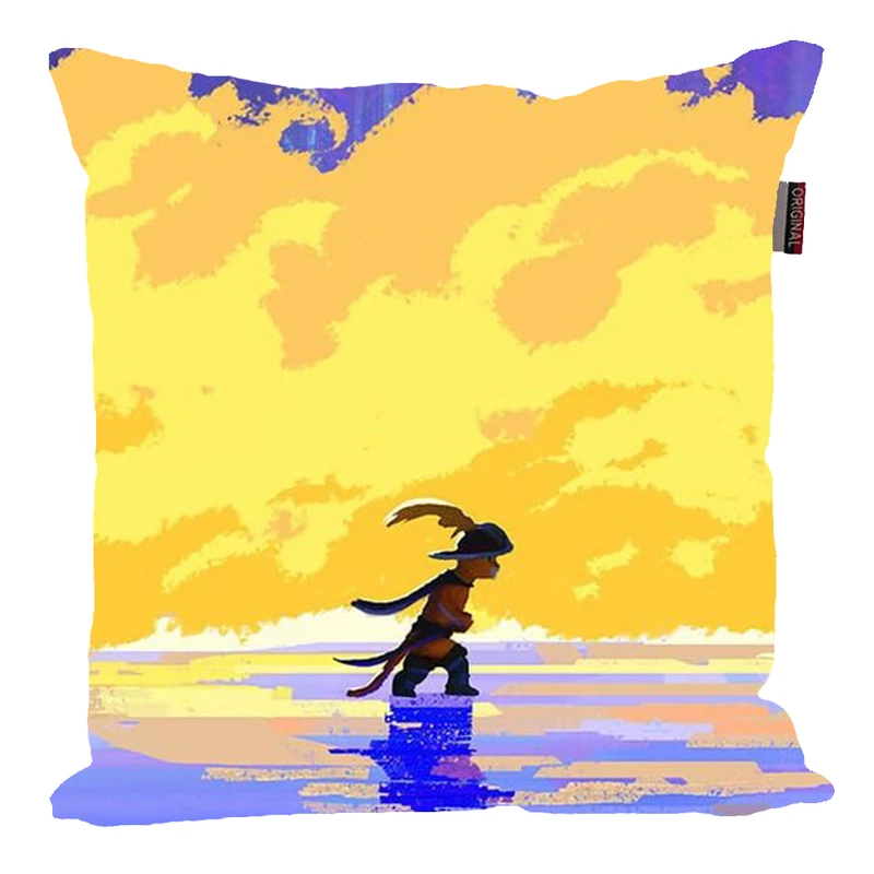 کوسن پاد آفرین مدل کارتون گربه چکمه پوش کد 3790