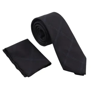 ست کراوات و دستمال جیب مردانه نسن مدل s1