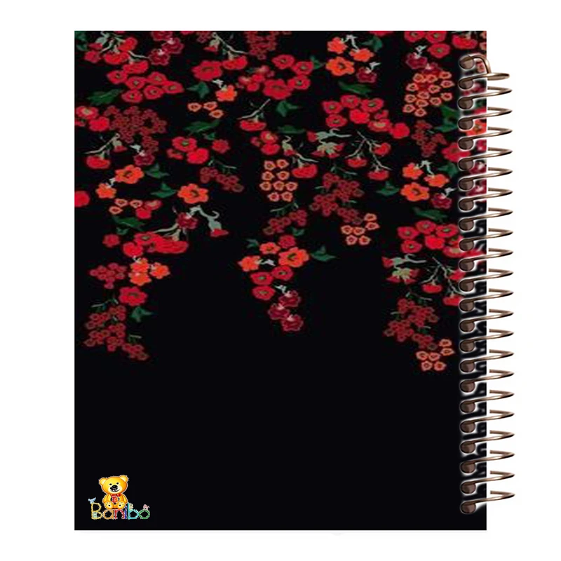 دفتر مشق 100 برگ بانیبو طرح گل کد 754