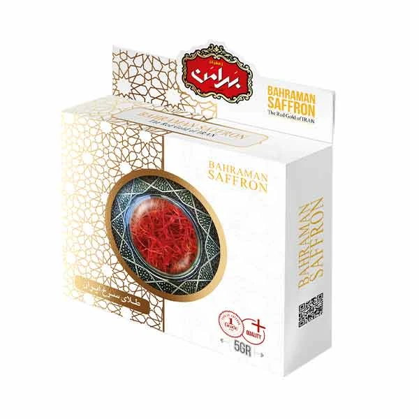زعفران بهرامن خاتم تاپ- 5 گرم