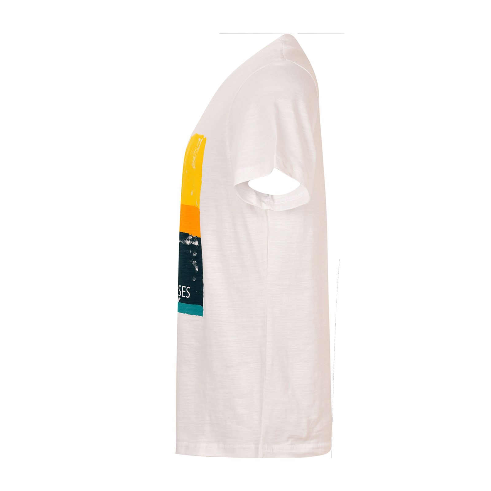 تی شرت آستین کوتاه مردانه بادی اسپینر مدل 3432 کد 1 رنگ سفید -  - 3