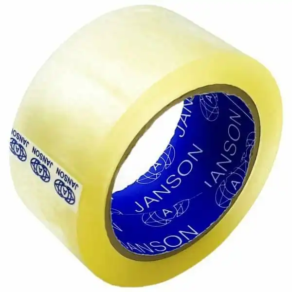 چسب پهن جانسون مدل شیشه ای 90 یارد عرض 5 سانتیمتر بسته 6 عددی