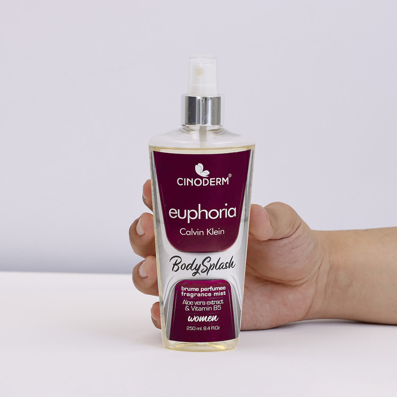 بادی اسپلش زنانه سینودرم مدل Calvin Klein Euphoria حجم 250 میلی‌لیتر