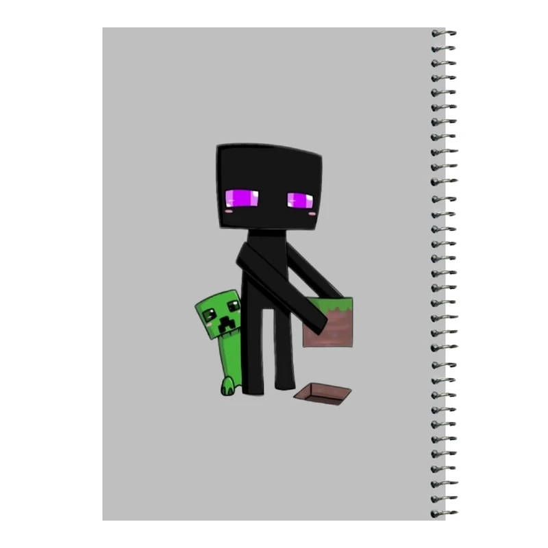 دفتر مشق 80 برگ اس جی مدل ماینکرفت   