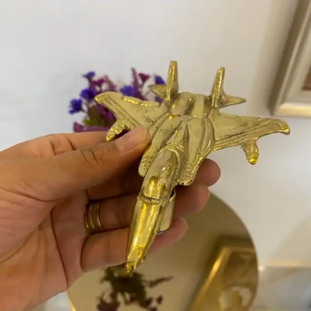 دکوری برنجی مدل هواپیما829-314g