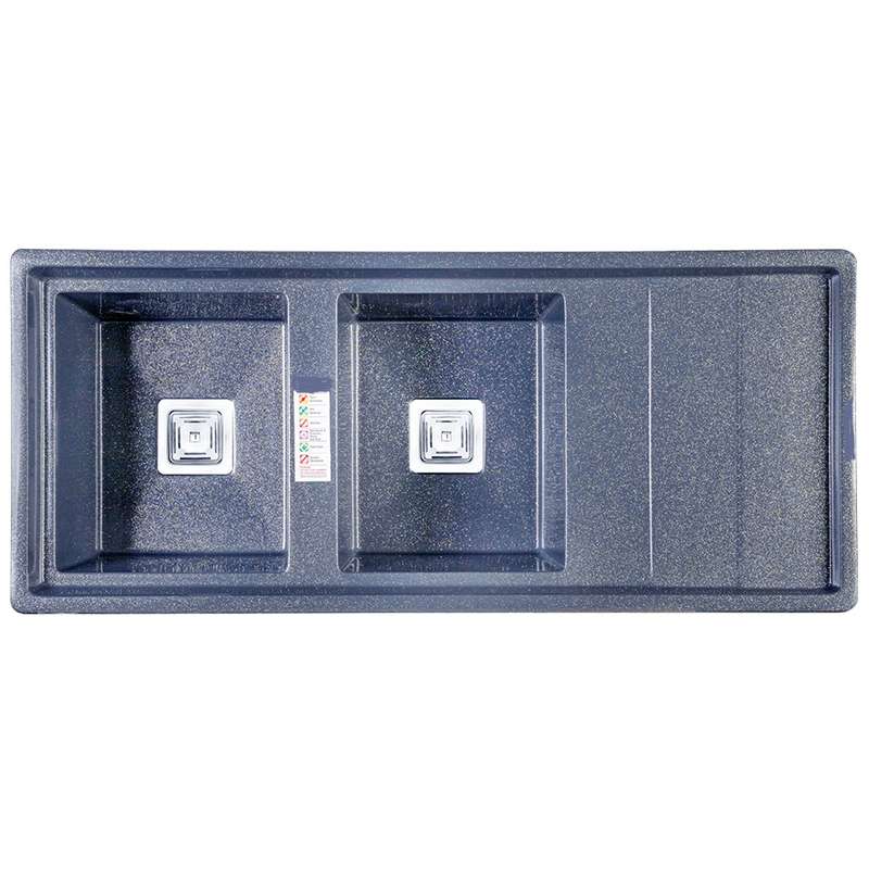 سینک ظرفشویی گرانیت توکار دو لگنه مدل 120TA