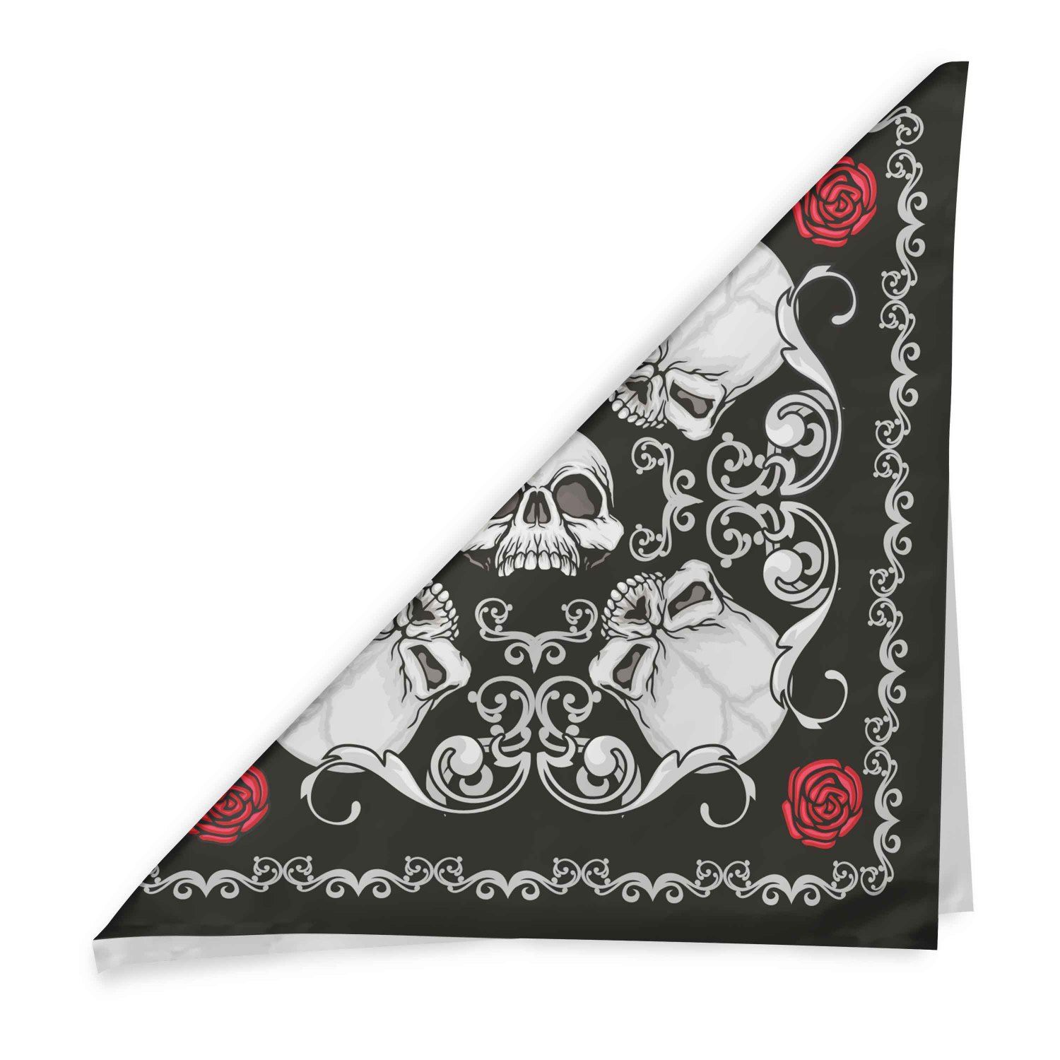 دستمال سر و گردن هاماگراف مدل skulls ekip -  - 2