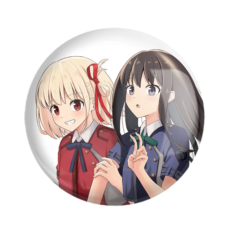 مگنت خندالو مدل تاکینا و چیساتو انیمه لیکوریس ریکویل Lycoris Recoil  کد 23066