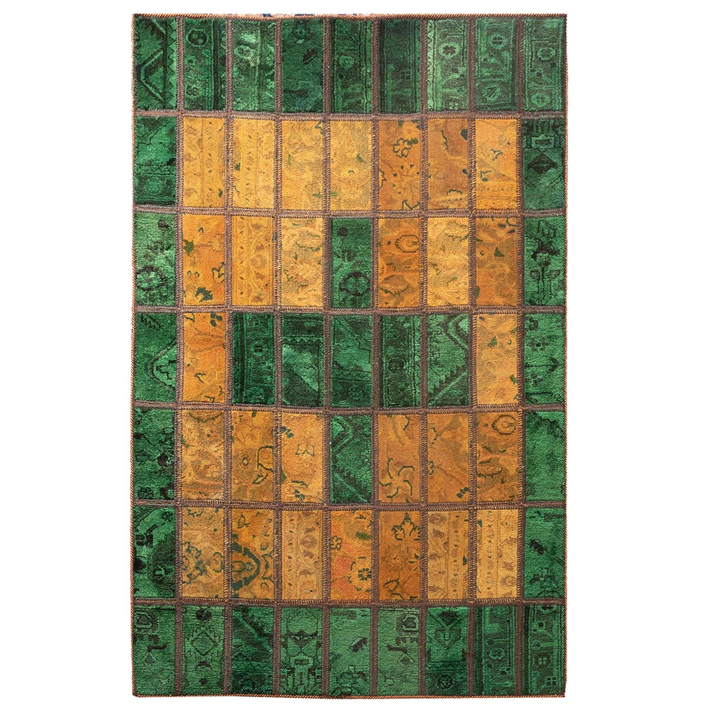 کلاژ فرش دستبافت دو متری مدل چهل تکه کد FT12