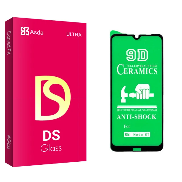 محافظ صفحه نمایش سرامیکی آسدا مدل DS glass مناسب برای گوشی موبایل شیائومی Redmi Note 8T