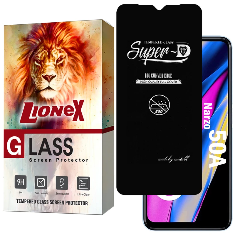 محافظ صفحه نمایش لایونکس مدل SUPERDNL مناسب برای گوشی موبایل ریلمی Narzo 50A