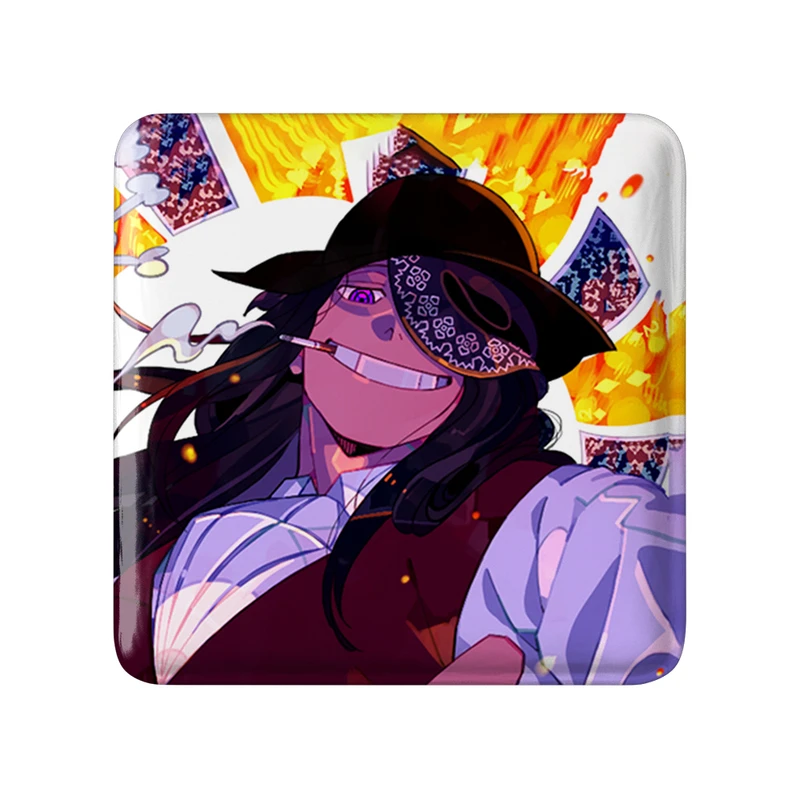 پیکسل خندالو طرح شینیگامی انیمه نیروی آتش مدل مربعی کد 32240