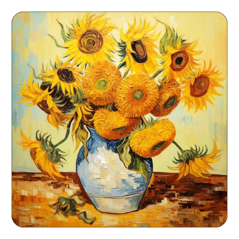 مگنت کاکتی طرح نقاشی رنگ روغن مدل mp69769