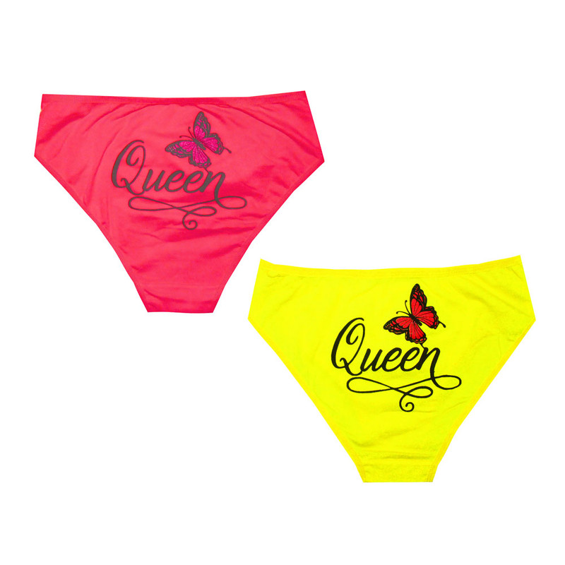 شورت زنانه طرح پروانه کد SHP02 مجموعه 2 عددی 