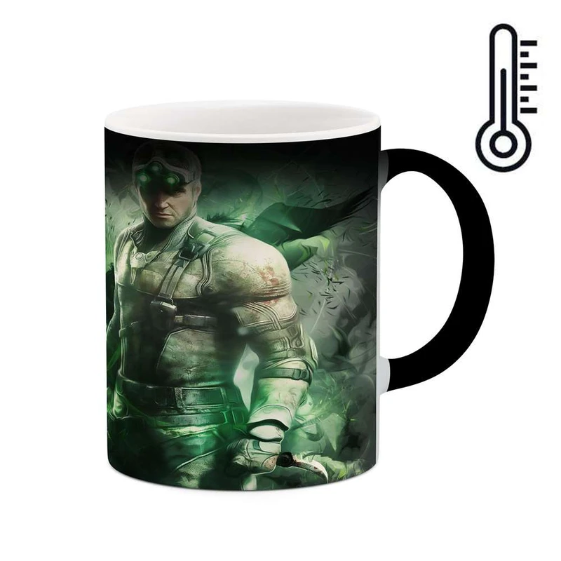 ماگ حرارتی کاکتی مدل Sam Fisher کد mgh11102