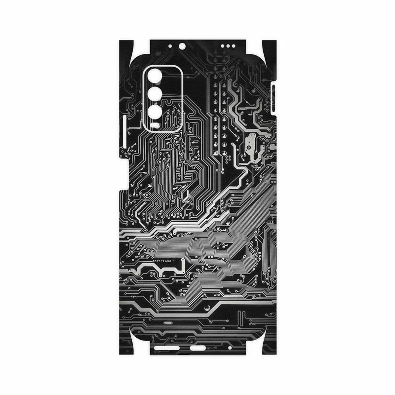 برچسب پوششی ماهوت مدل Black Printed Circuit Board-FullSkin مناسب برای گوشی موبایل شیائومی Redmi 9T
