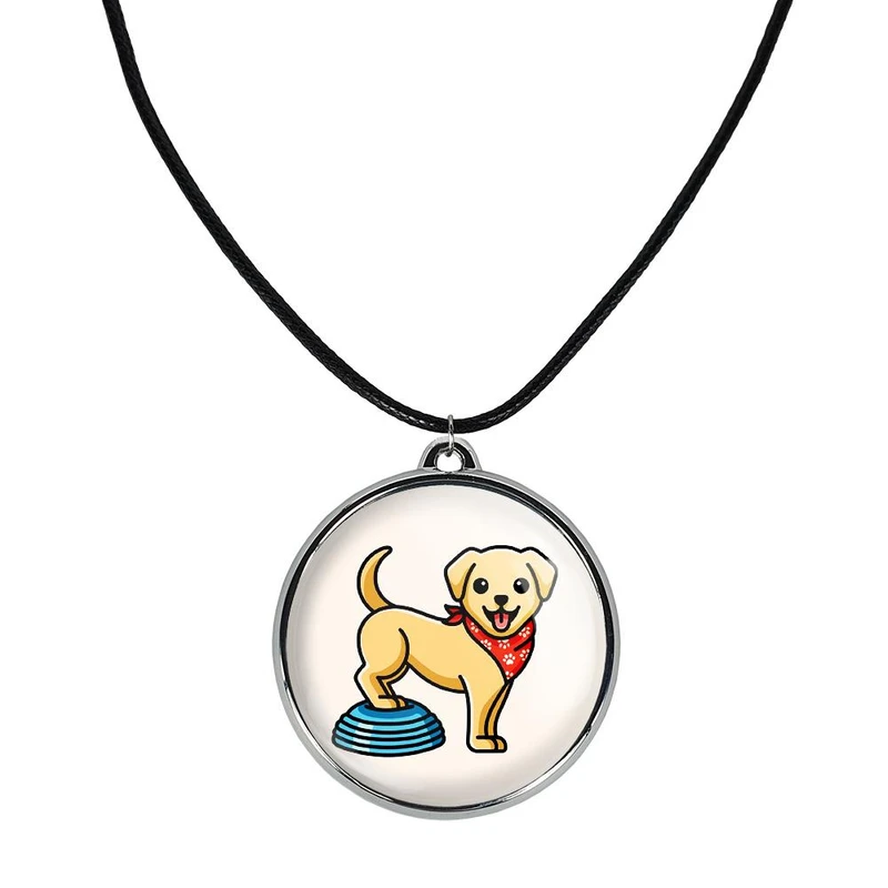 گردنبند خندالو مدل حیوانات بامزه سگ کد 2837428375