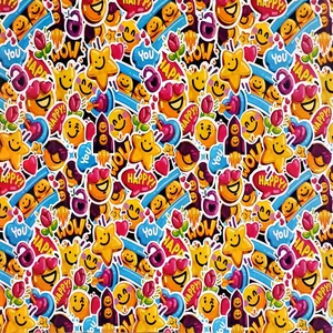 کاغذ کادو مدل هپی یو بسته 5 عددی