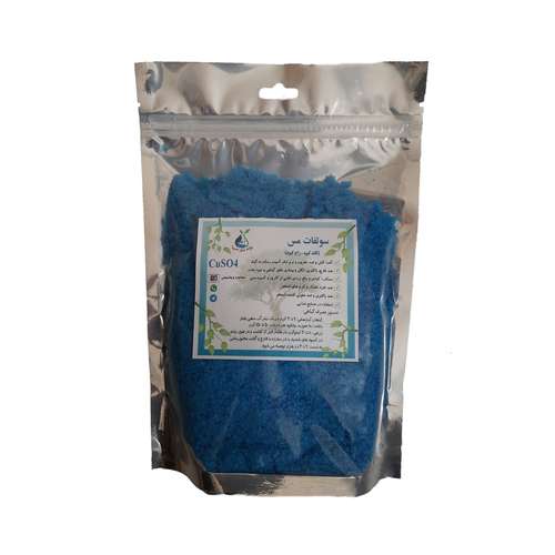 کود سولفات مس جوانه پور سینا مدل CuSO4 24% وزن 500 گرم