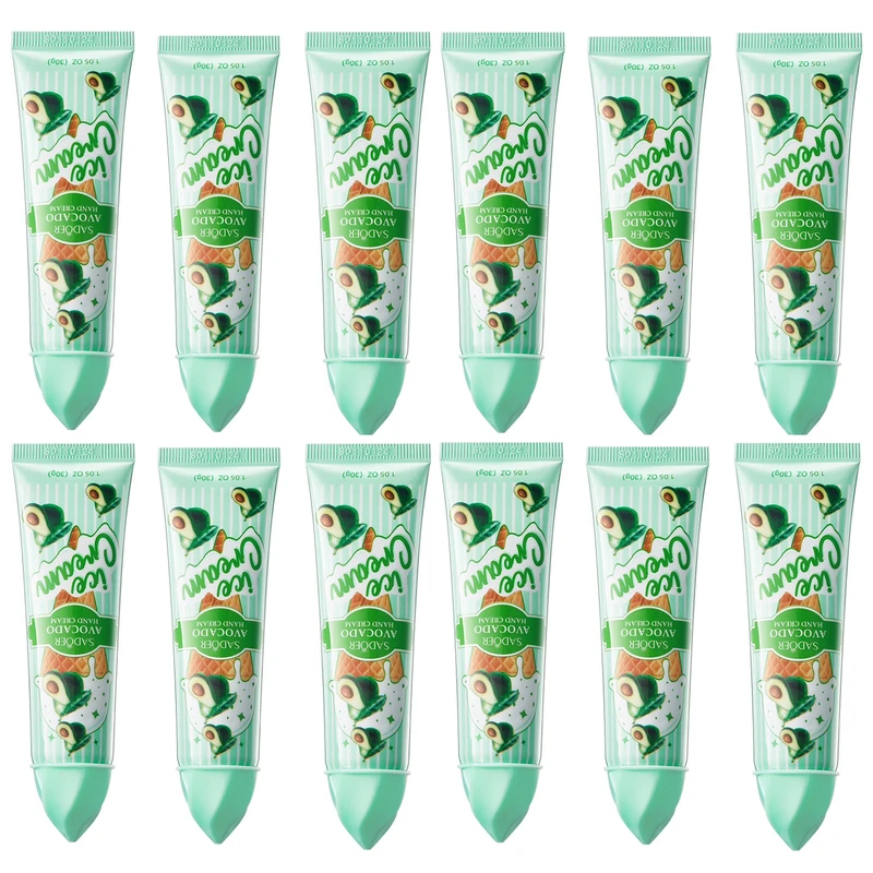 کرم مرطوب کننده دست و صورت سادور مدل آووکادو مناسب انواع پوست وزن 30 گرم مجموعه ۱۲ عددی