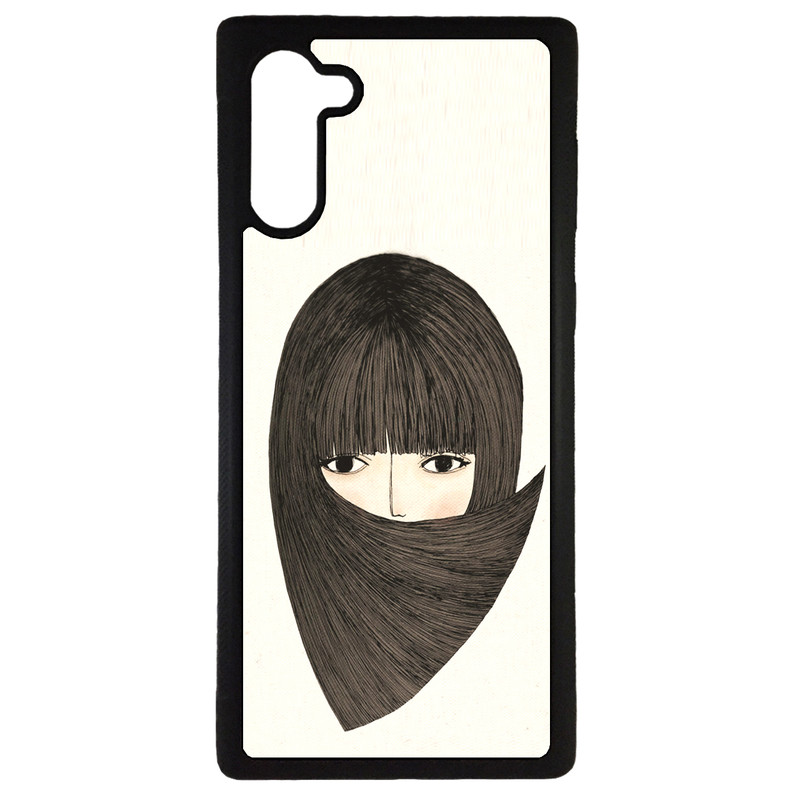 کاور طرح دختر کد 11050646 مناسب برای گوشی موبایل سامسونگ galaxy note 10