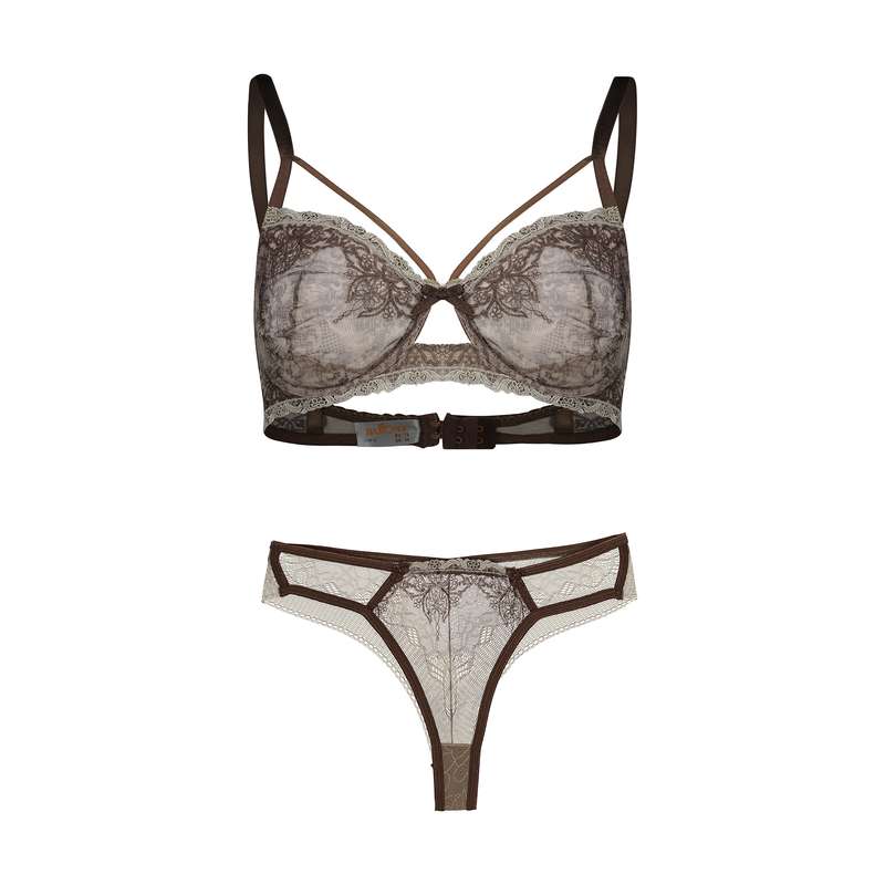 ست شورت و سوتین زنانه مدل بارون آیسا 345