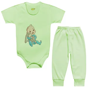 ست بادی و شلوار نوزادی کارانس مدل BSTG-3202