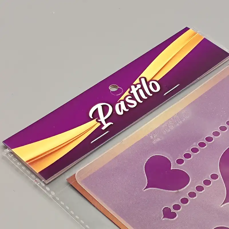 شابلون تزئین پاستیلو مدل heart