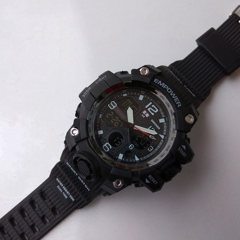 ساعت مچی عقربهای مردانه مدل اسپرت مچی دوزمانه کد 222 11 ساعت مچی عقربهای مردانه مدل اسپرت مچی دوزمانه کد 222 11