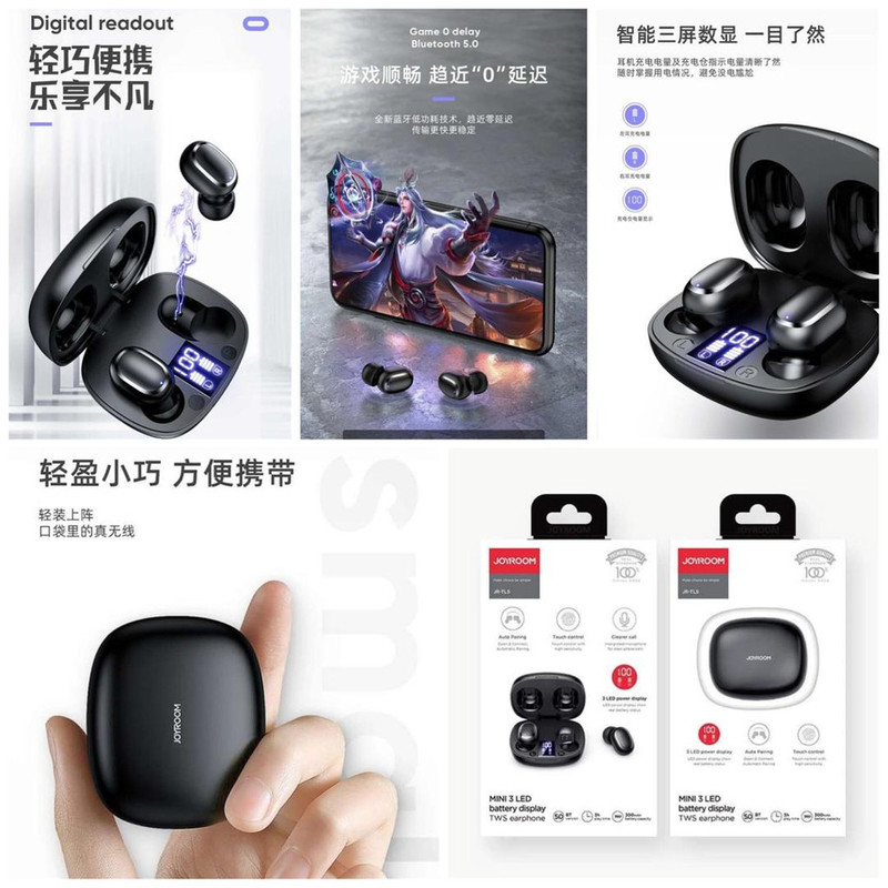 هدست بی سیم جوی روم مدل MOB JR-TL5 Touch Control 1
