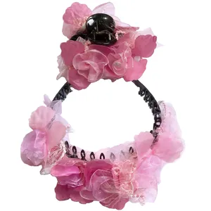 ست تل مو و کلیپس مو دخترانه مدل شانه ای 002