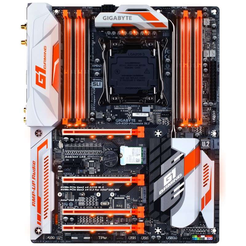 مادربرد گیگابایت مدل GA-X99-Phoenix SLI مادربرد گیگابایت مدل GA-X99-Phoenix SLI