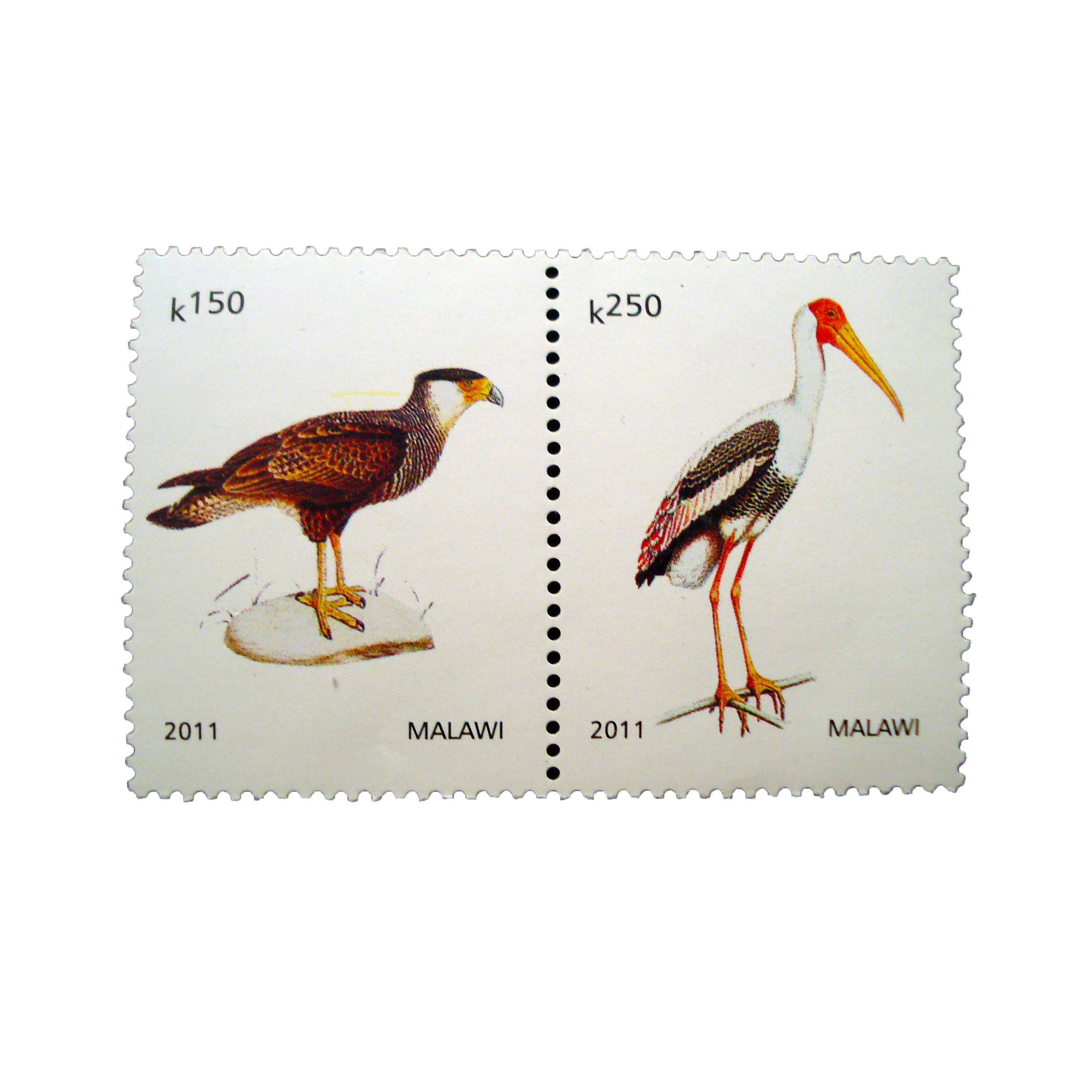 تمبر یادگاری طرح طبیعت مدل پرنده کد bird-745 مجموعه 2 عددی