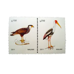 تمبر یادگاری طرح طبیعت مدل پرنده کد bird-745 مجموعه 2 عددی