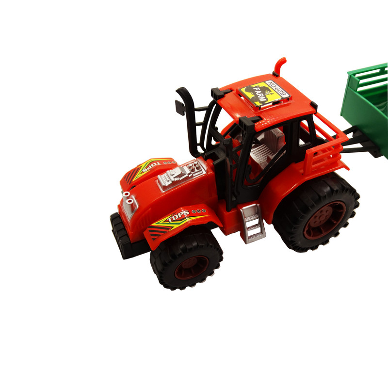 ماشین بازی طرح تراکتور مزرعه کد 021 مجموعه 5 عددی