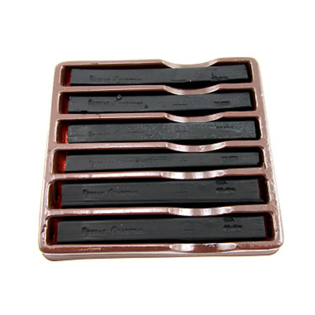 زغال طراحی پژواک مدل compressed charcoal کد 82496 بسته 12 عددی
