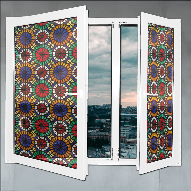 شیشه مات کن تُکتم مدل سنتی کد 05