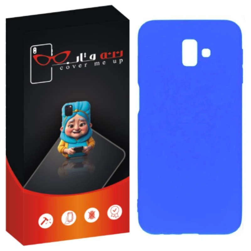 کاور ننه قاب مدل سیلیکونی مناسب برای گوشی موبایل سامسونگ Galaxy A6 PLUS