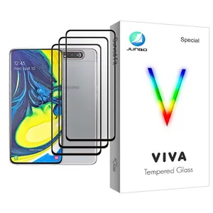 Junbo Viva Glass MIX003 Screen Protector For Samsung Galaxy A80 Pack Of 3