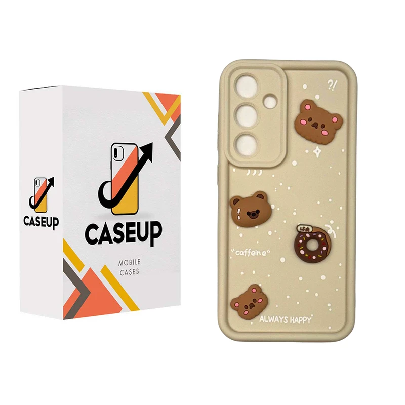 کاور کیس آپ مدل فانتزی طرح خرسی کد F03 مناسب برای گوشی موبایل سامسونگ Galaxy A15