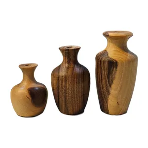 گلدان دکوری مدل خمره ای مجموعه ۳ عددی