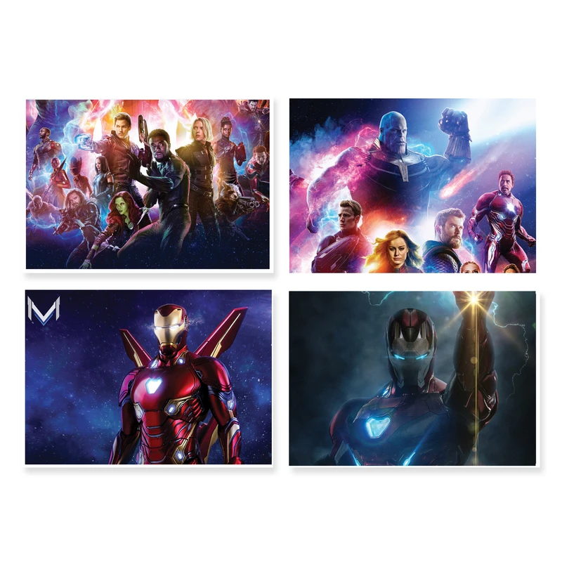پوستر طرح Avengers کد A-2026 مجموعه 4 عددی
